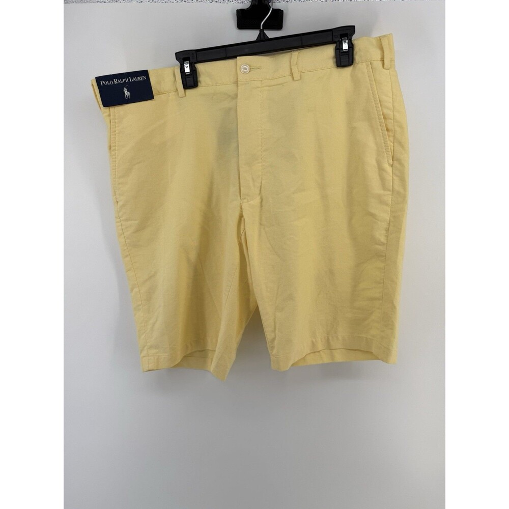 Polo Ralph Lauren Men's Preston Shorts - Size 40 NWT Butter Yellow Cotton Spot